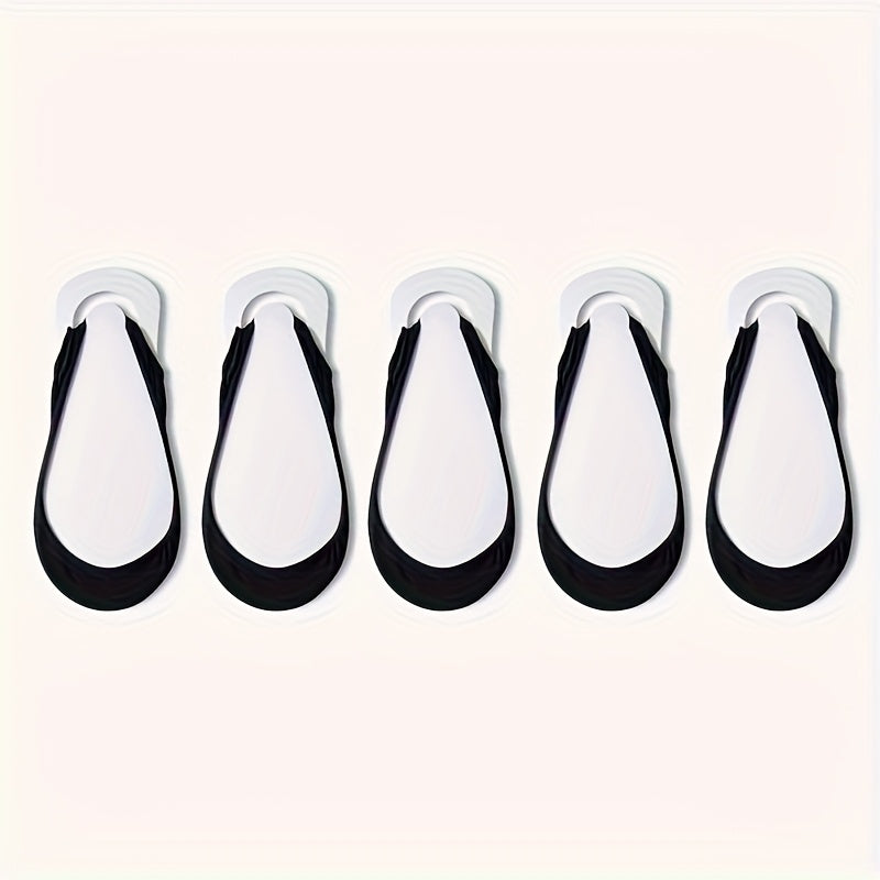 5 Pairs Of Women's Boat Socks