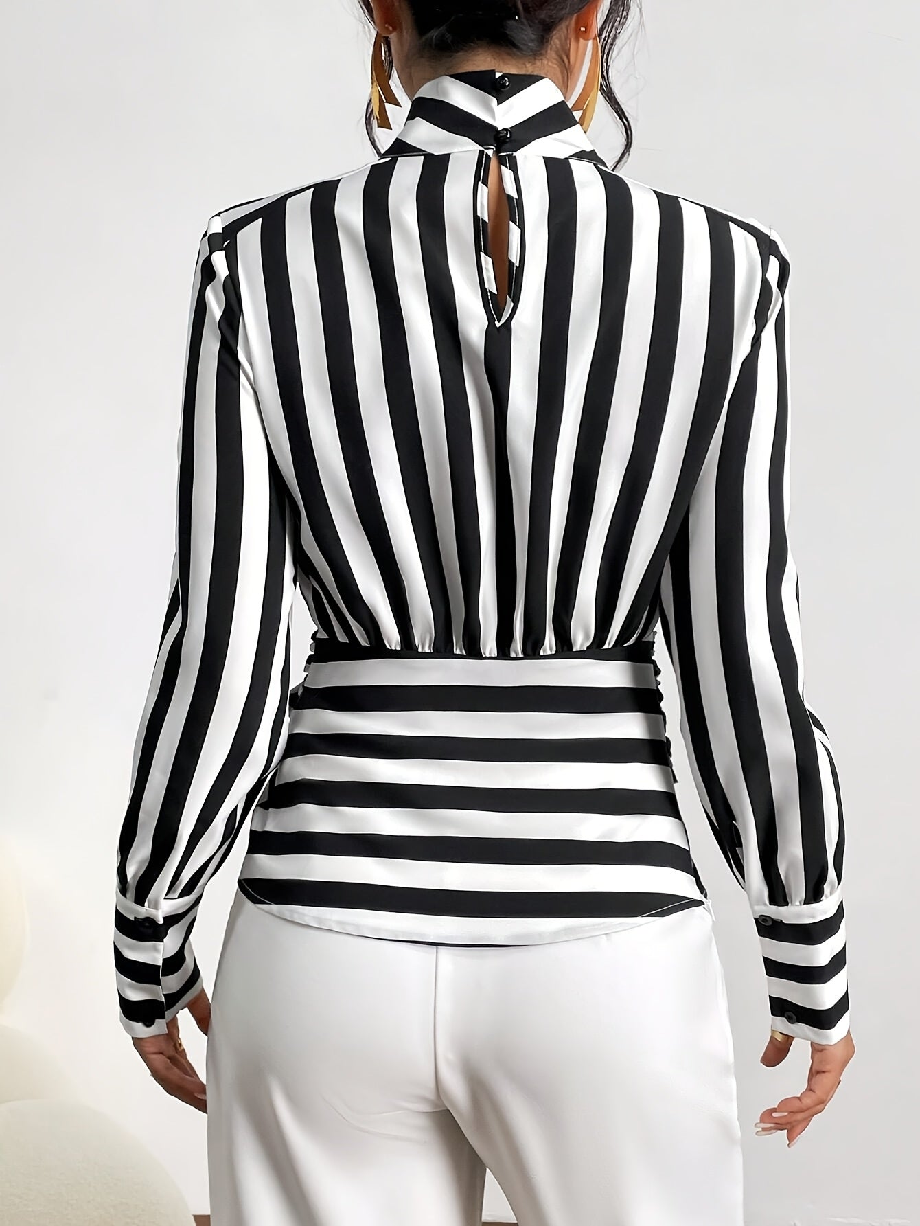 Georgia High Neck Blouse