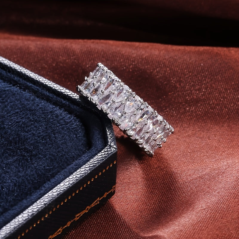 Samiha Drop-shaped Zirconia Ring