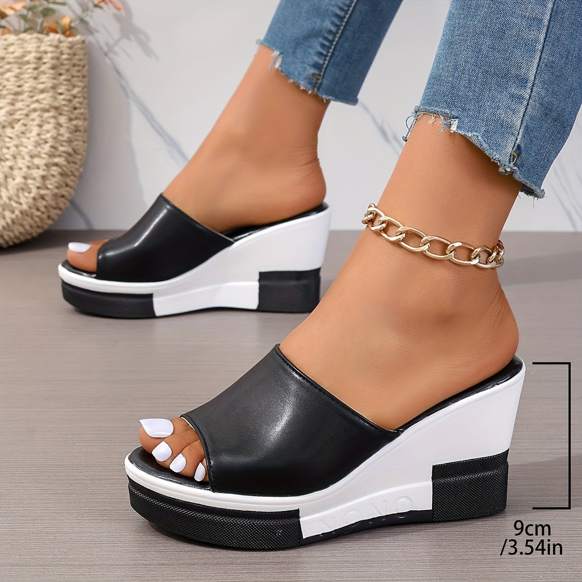 Olfat4 Wedge Sandals