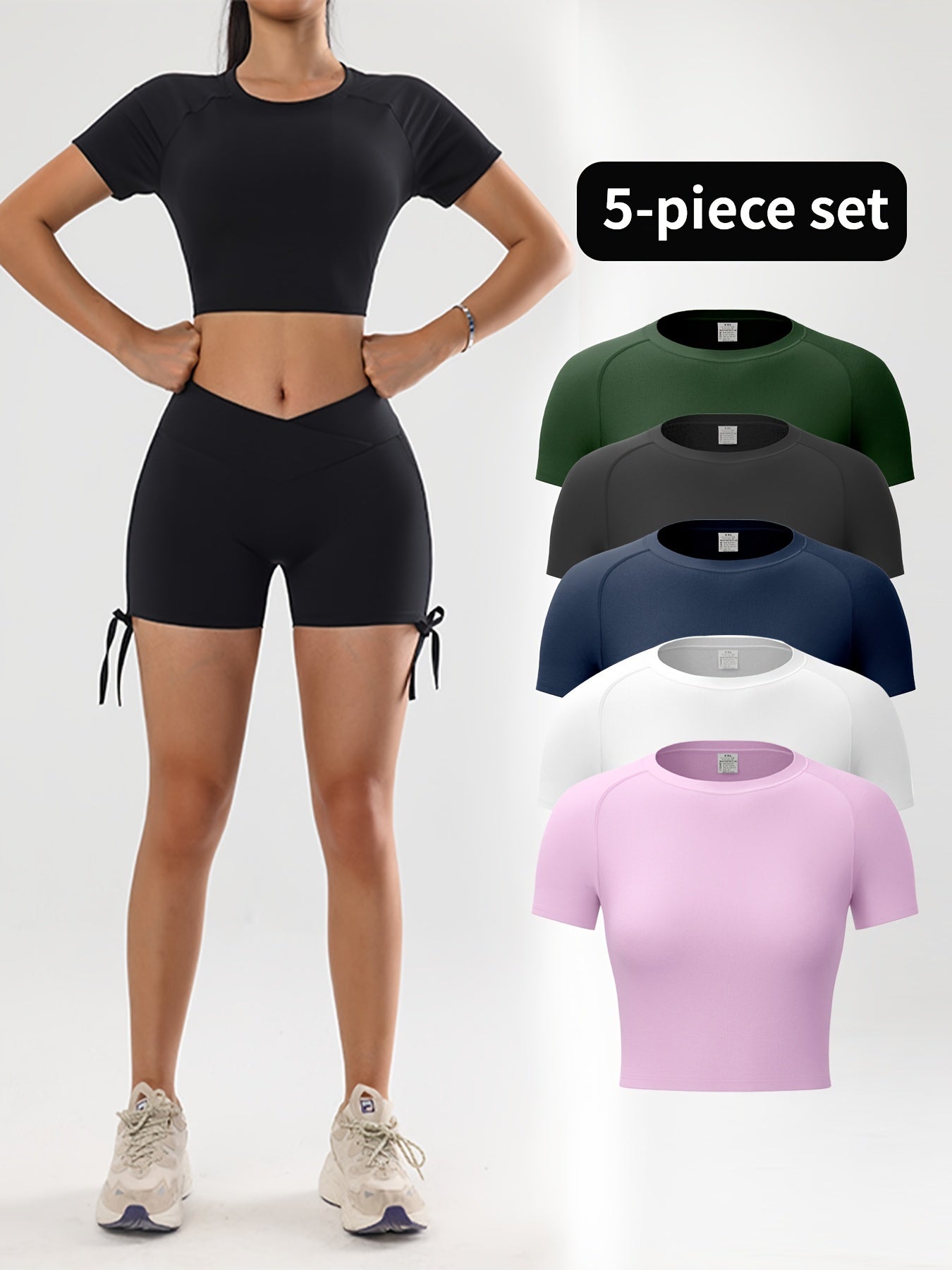 5pcs Chichy4 Crop Top
