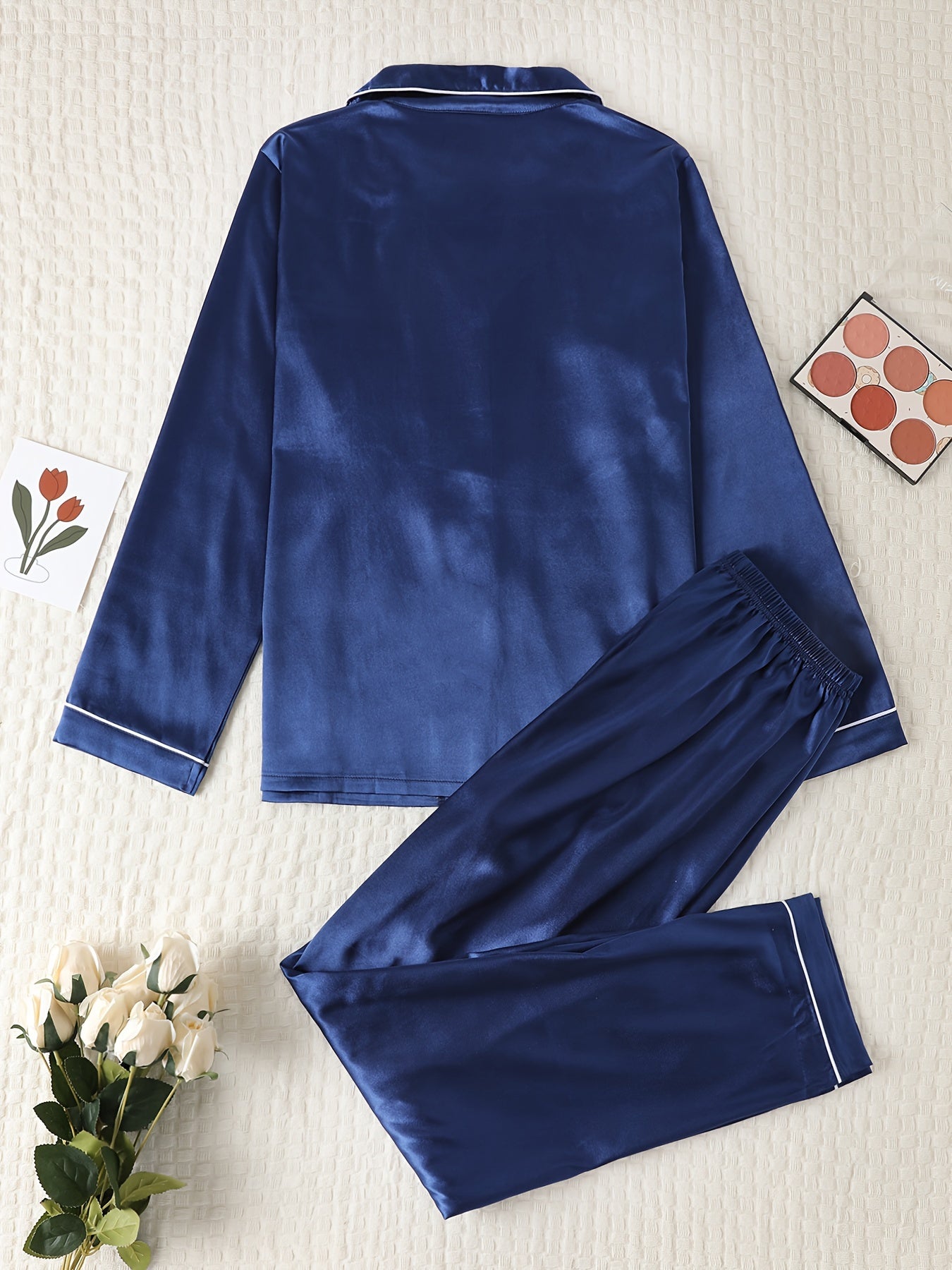 Honorine satin pajama set