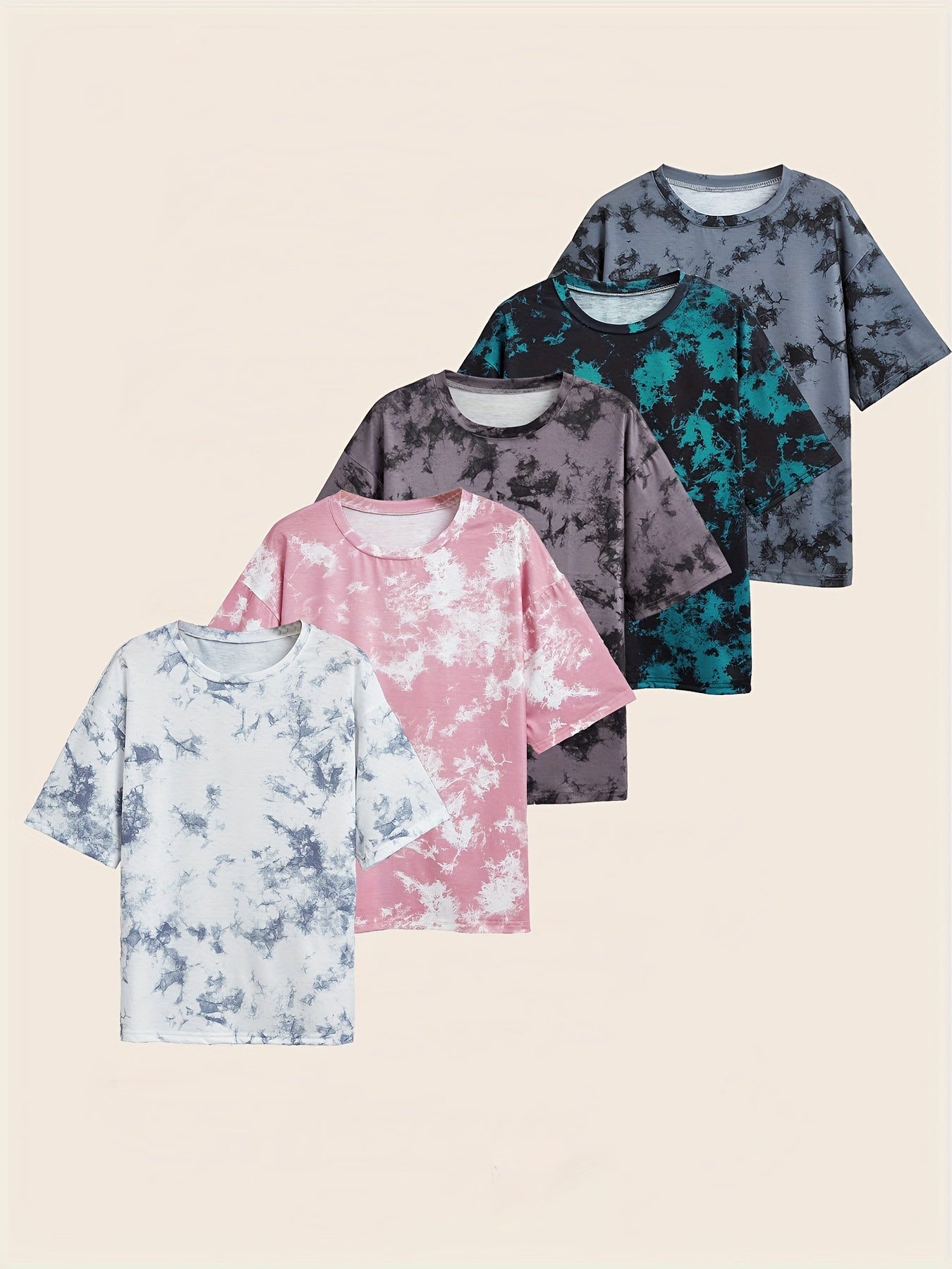 Sotiria Casual Short Sleeve Five-piece Set