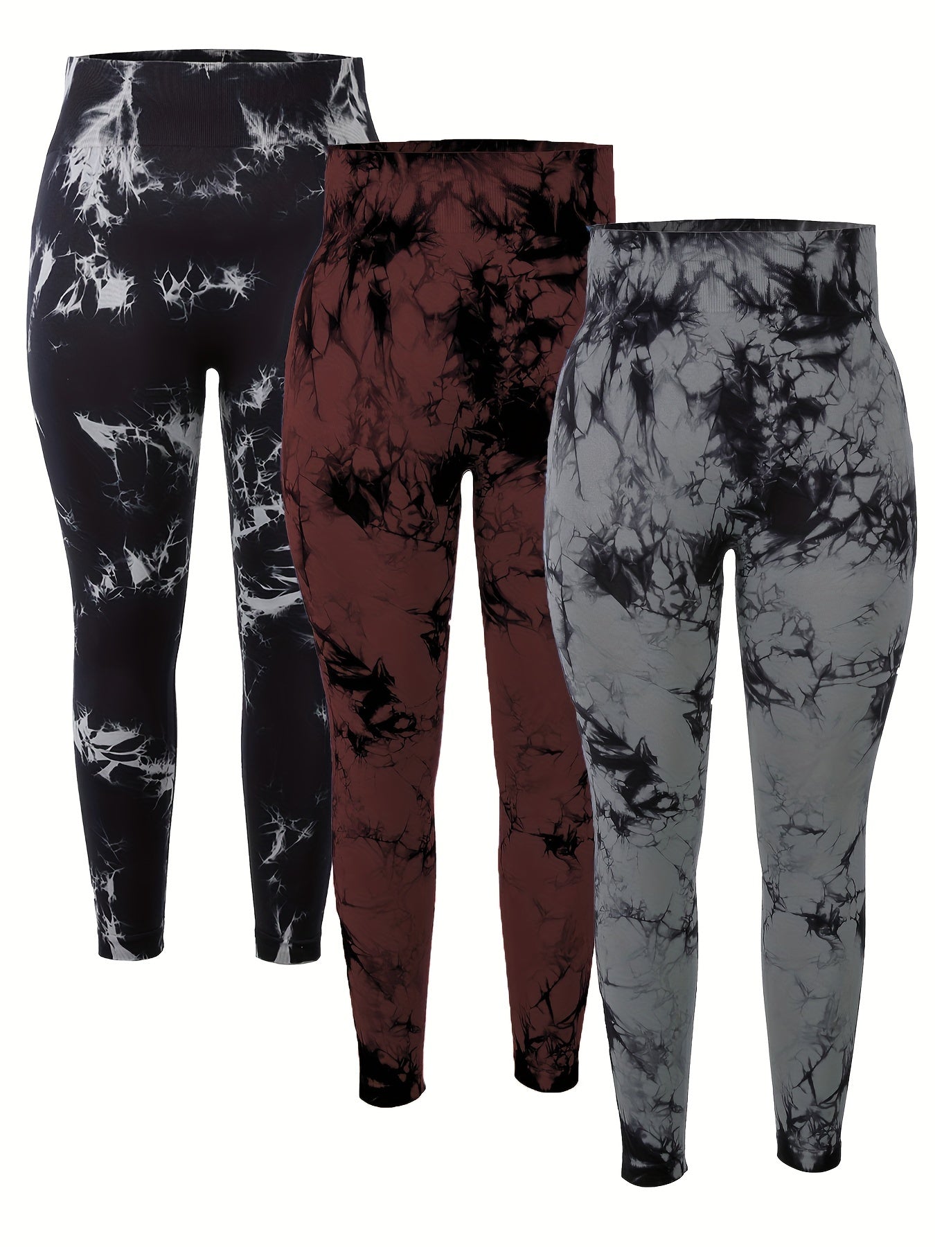 3-Pack Plus Size Sharmin Yoga Pants