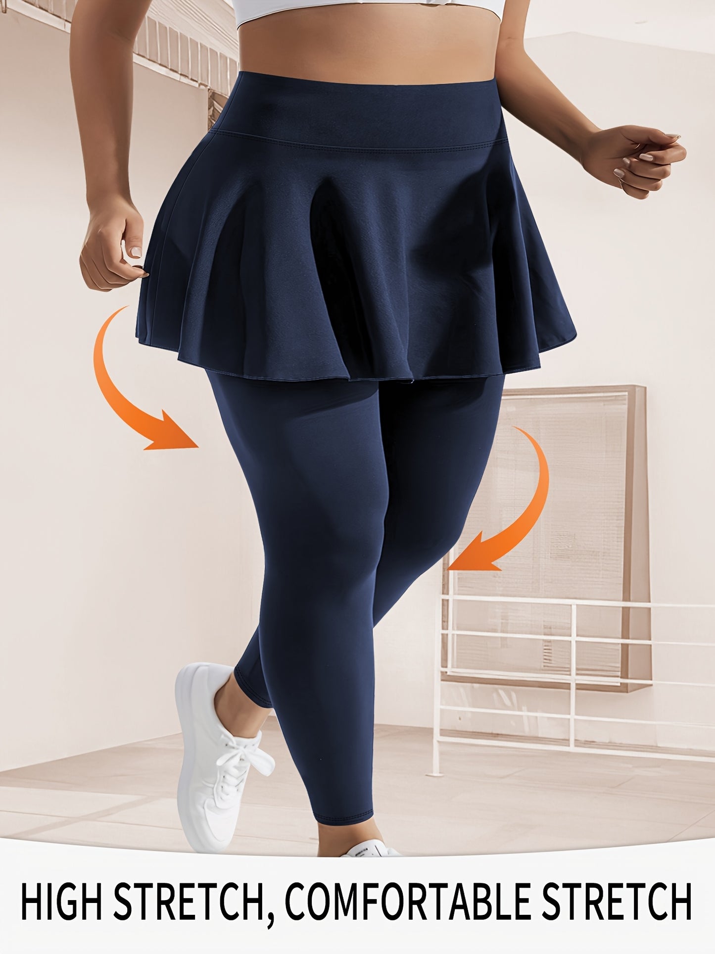 Thalia2 Skirted Running Yoga Leggings