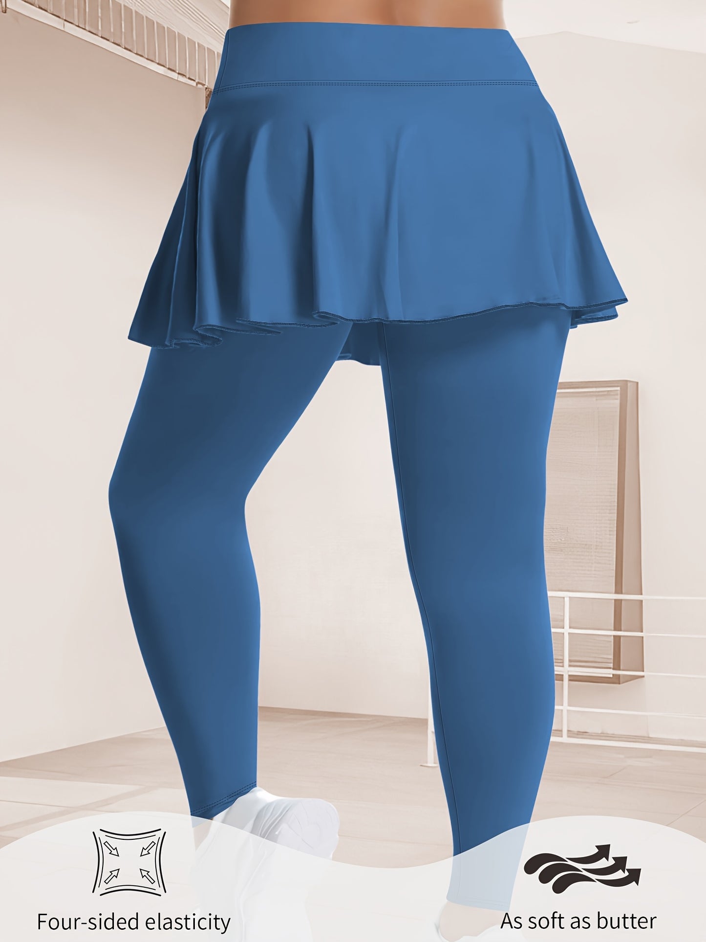 Thalia2 Skirted Running Yoga Leggings