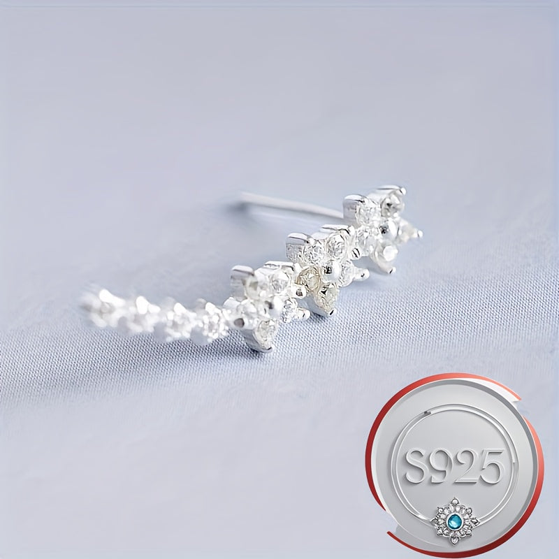 Athena2 Silver Earrings
