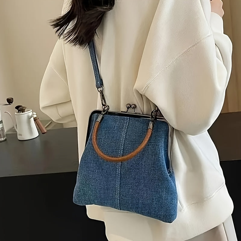 Kehlani Denim Crossbody Bag