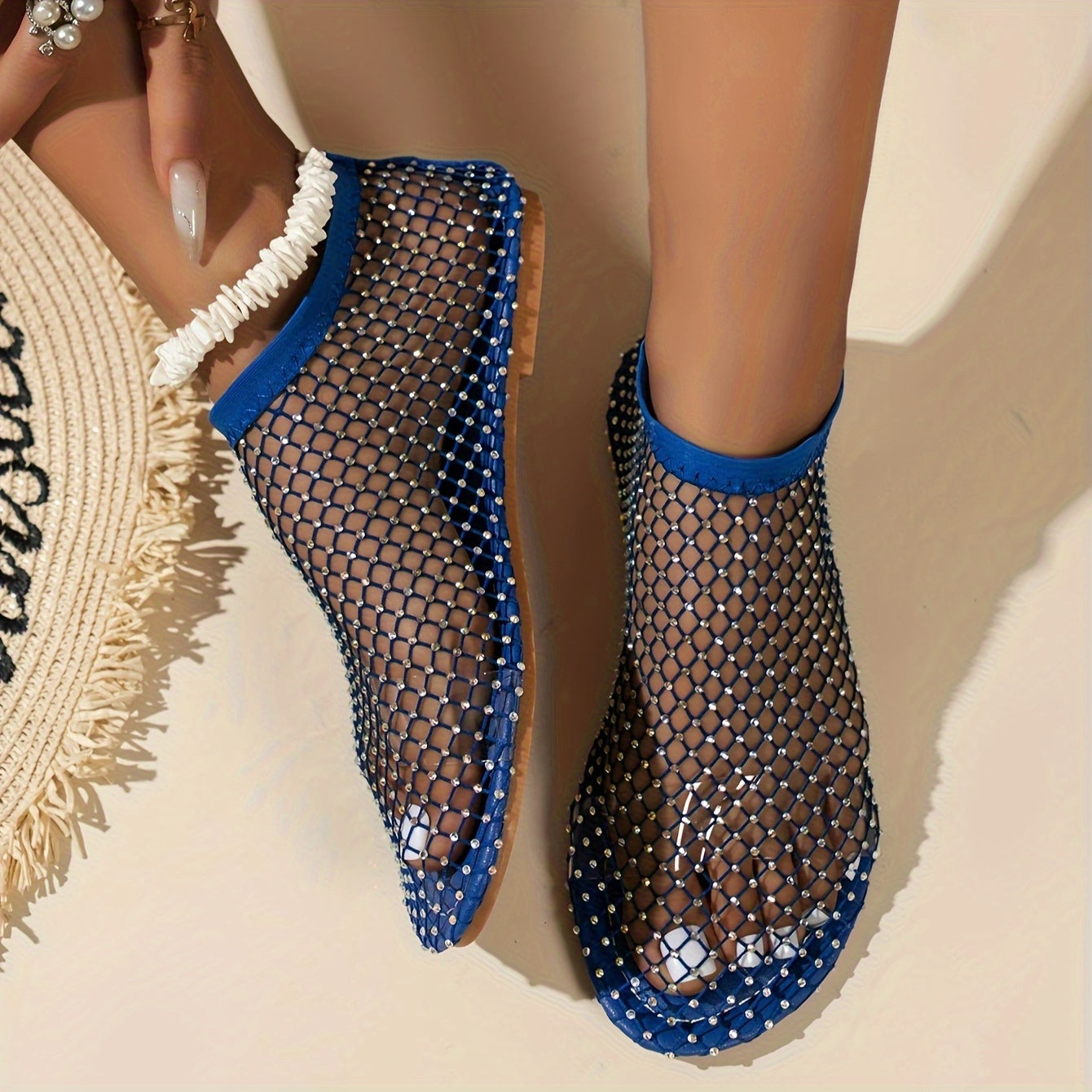 Devon Mesh Flat Sandals