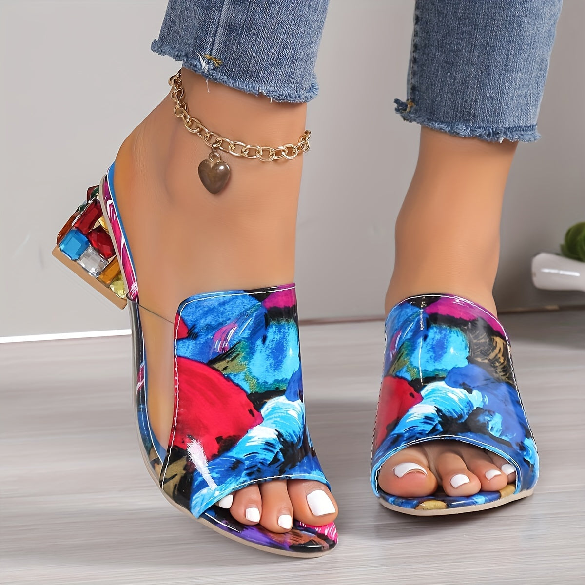 Olfat12 Chunky Heel Sandals
