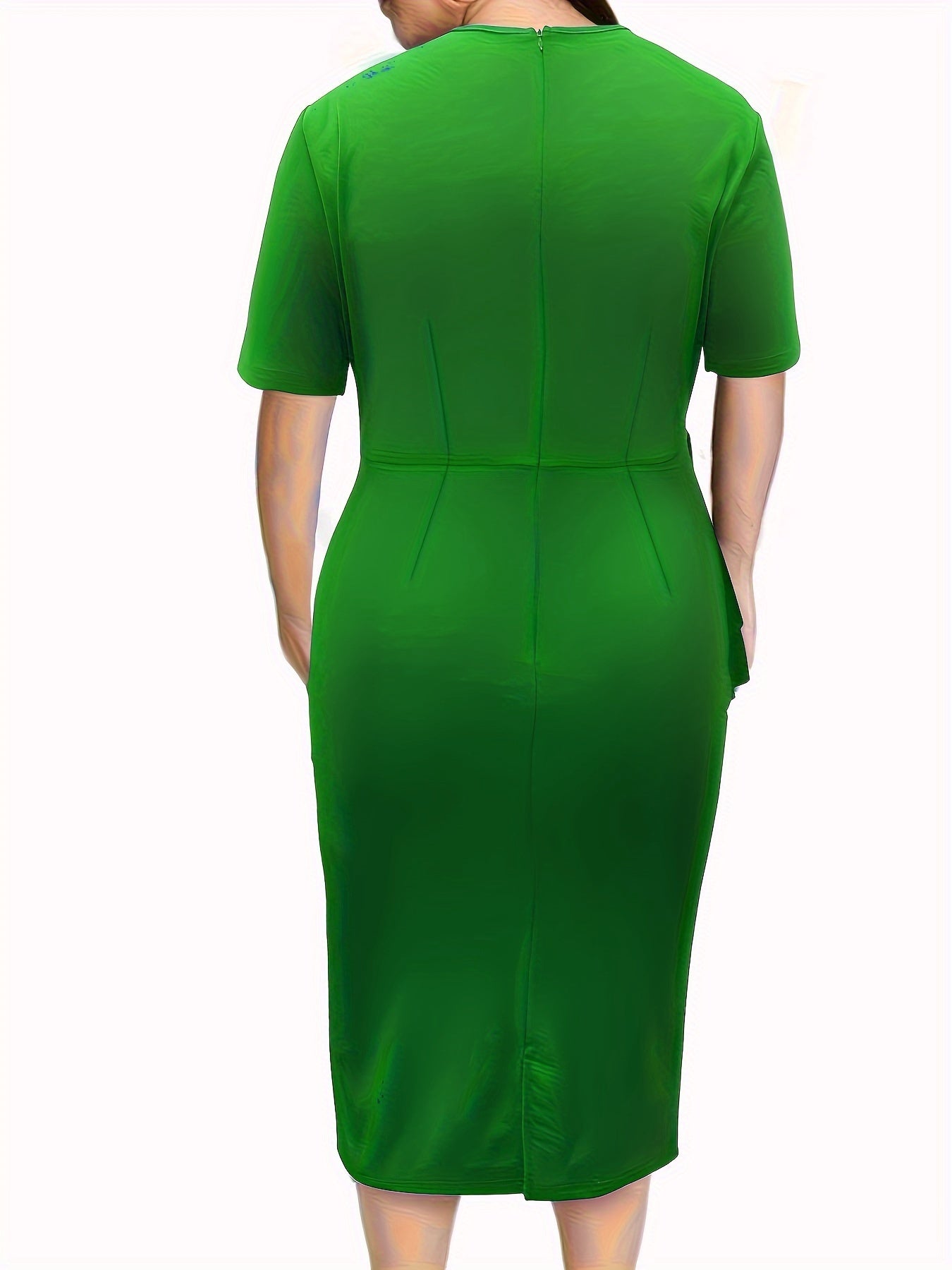 Eudoxia Ruffle Peplum Dress