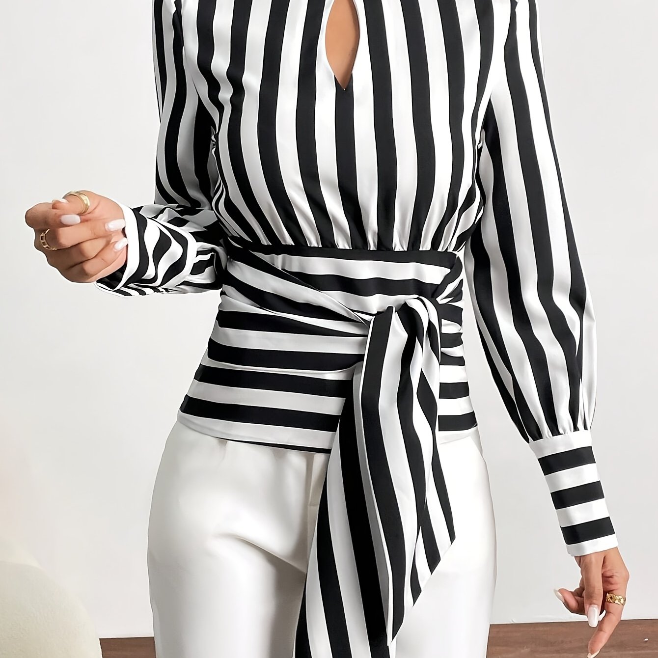 Georgia High Neck Blouse