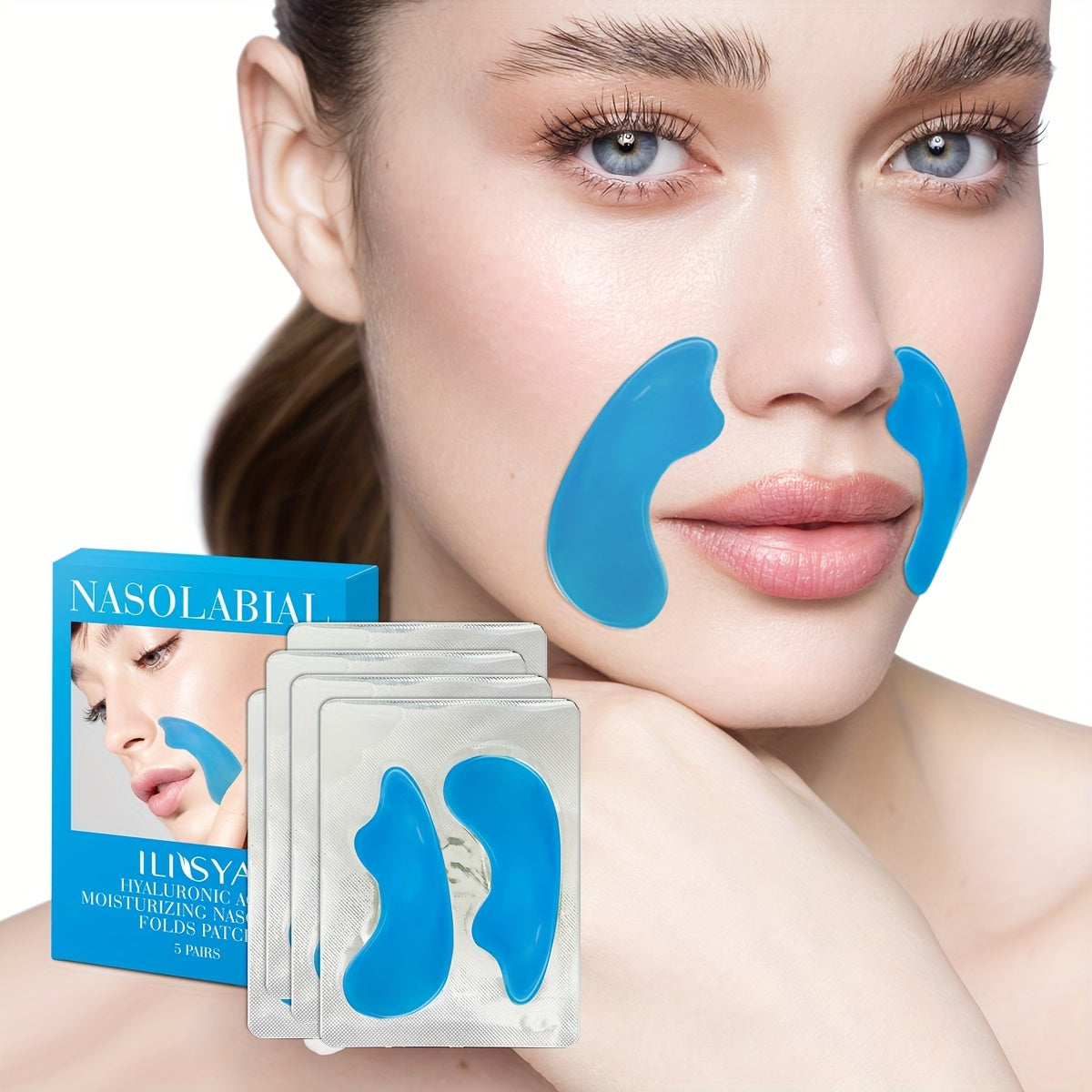 ILISYA Hyaluronic Acid Nasolabial Folds Patches