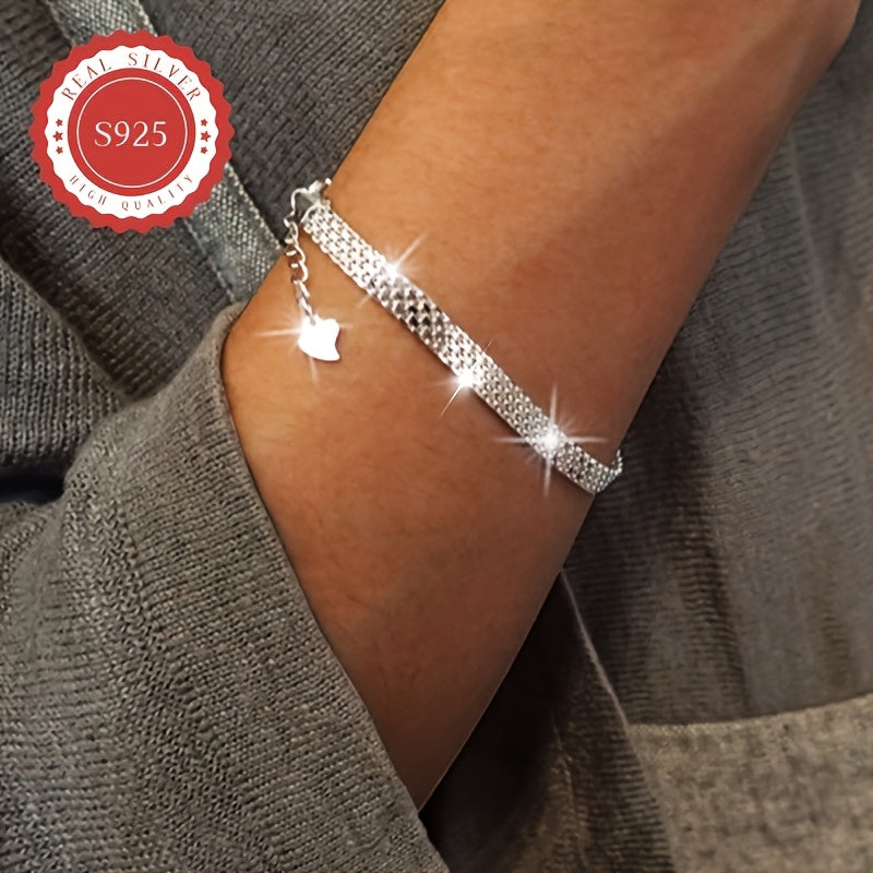 Barbara Silvery Chain Plated Bracelet