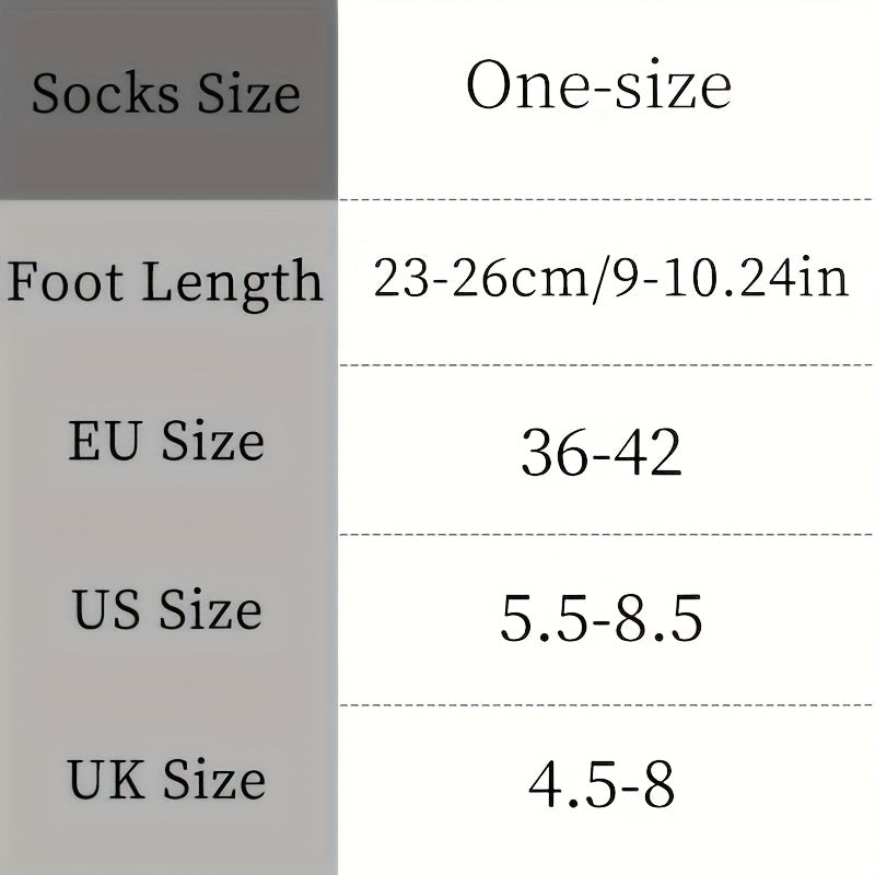 5 Pairs Of Women's Boat Socks