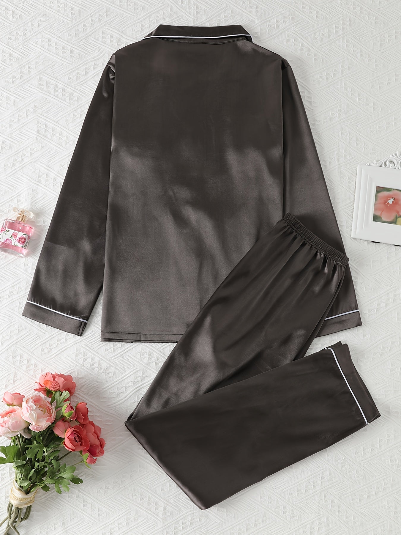 Honorine satin pajama set