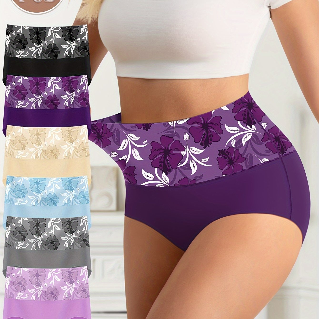 Norpano Floral Nylon Panties