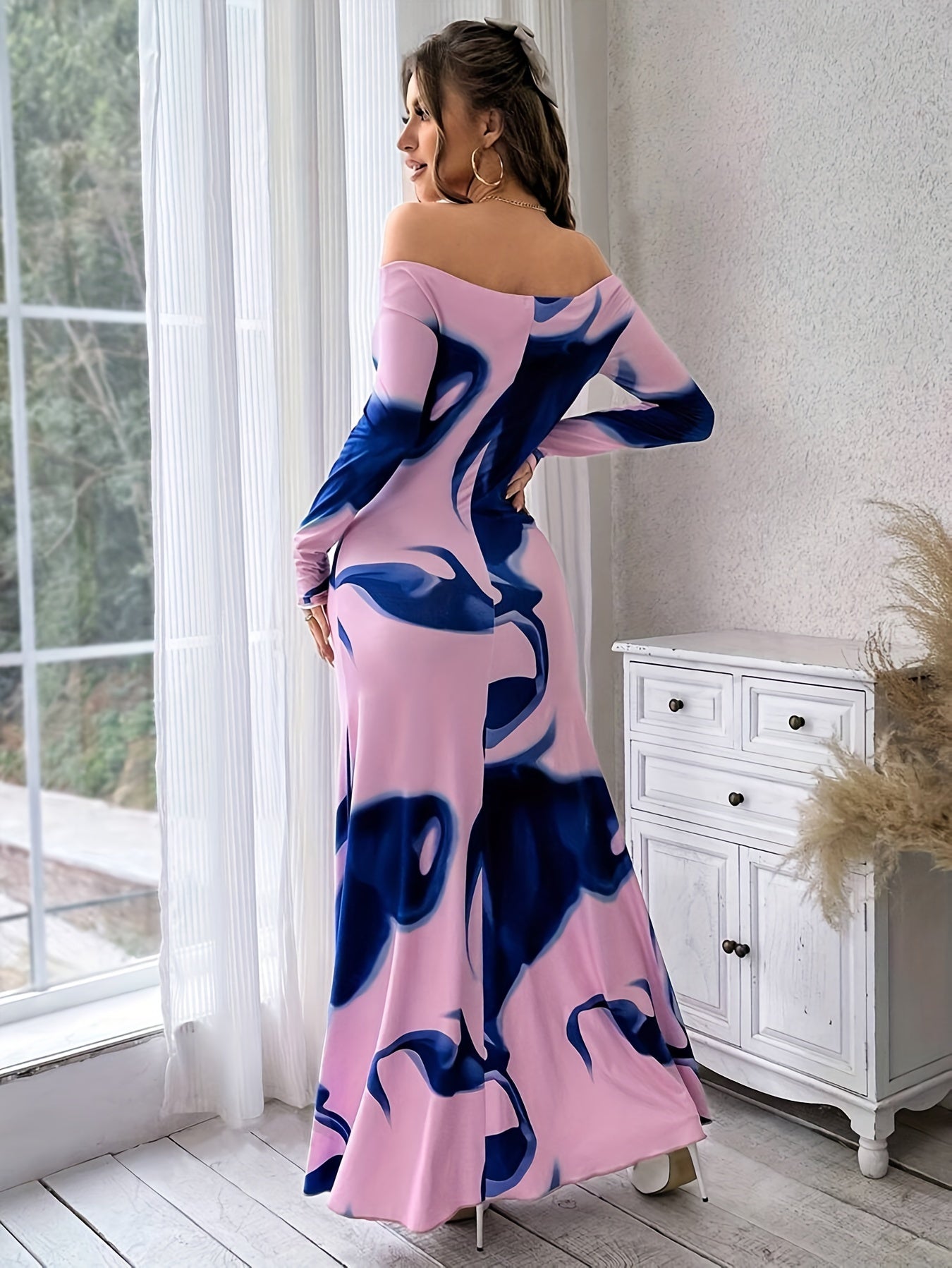 Efrosyni Camo Print Maxi Dress