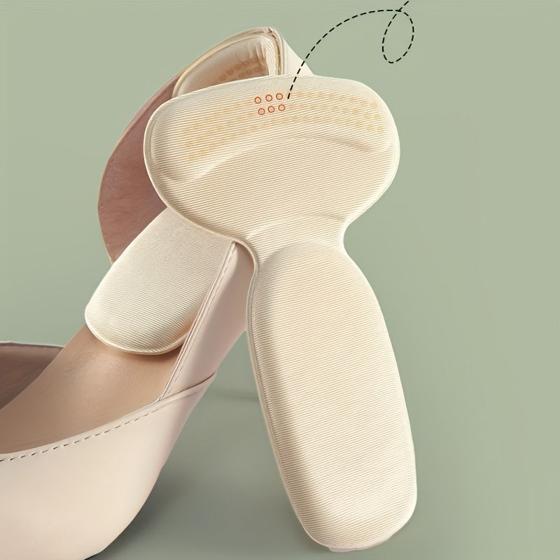 Durable Adjustable Heel Pads with Anti-Slip Stabilizers