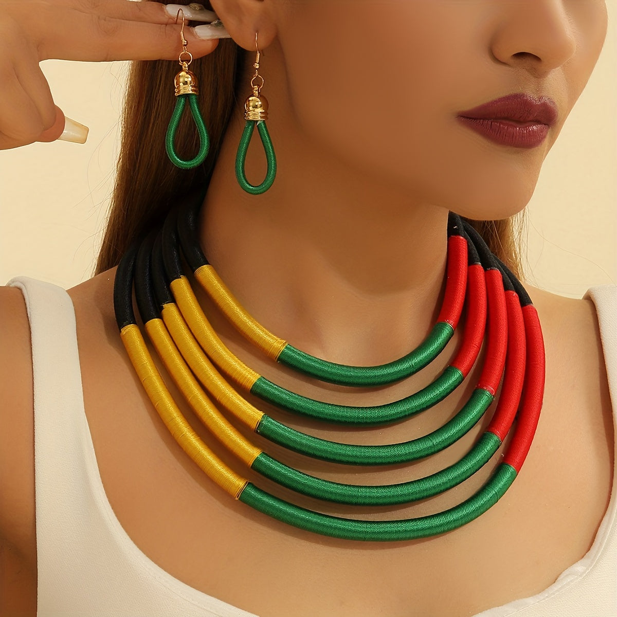 Sohaila Necklace & Earrings set