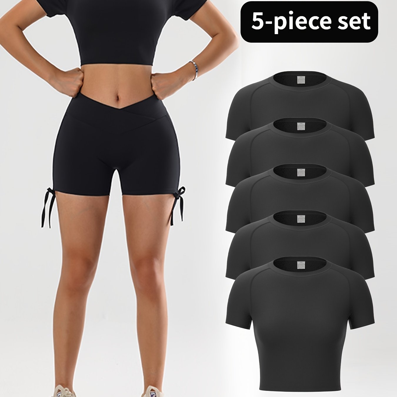 5pcs Chichy4 Crop Top
