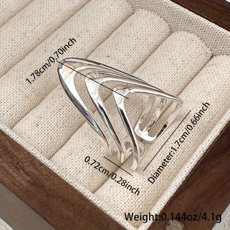 Rose Wide Face Ring