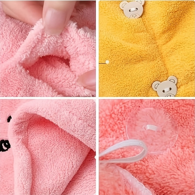 Coral Fleece Hair Towel Turbans