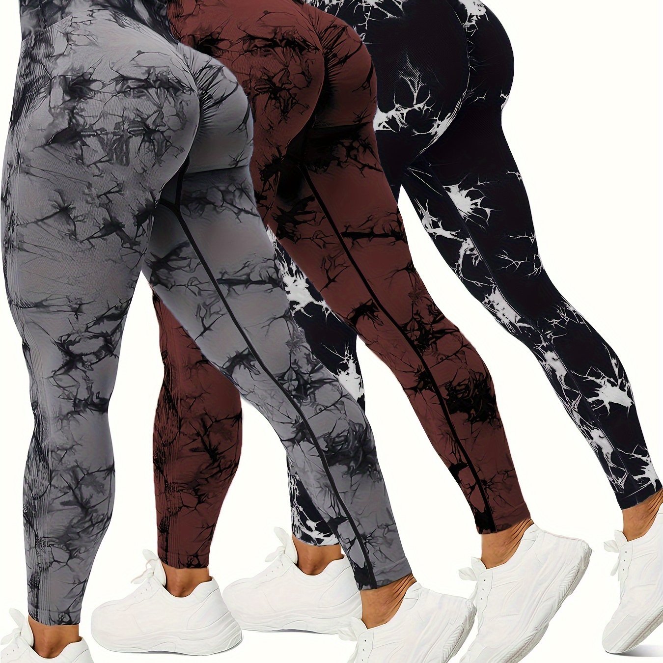 3-Pack Plus Size Sharmin Yoga Pants