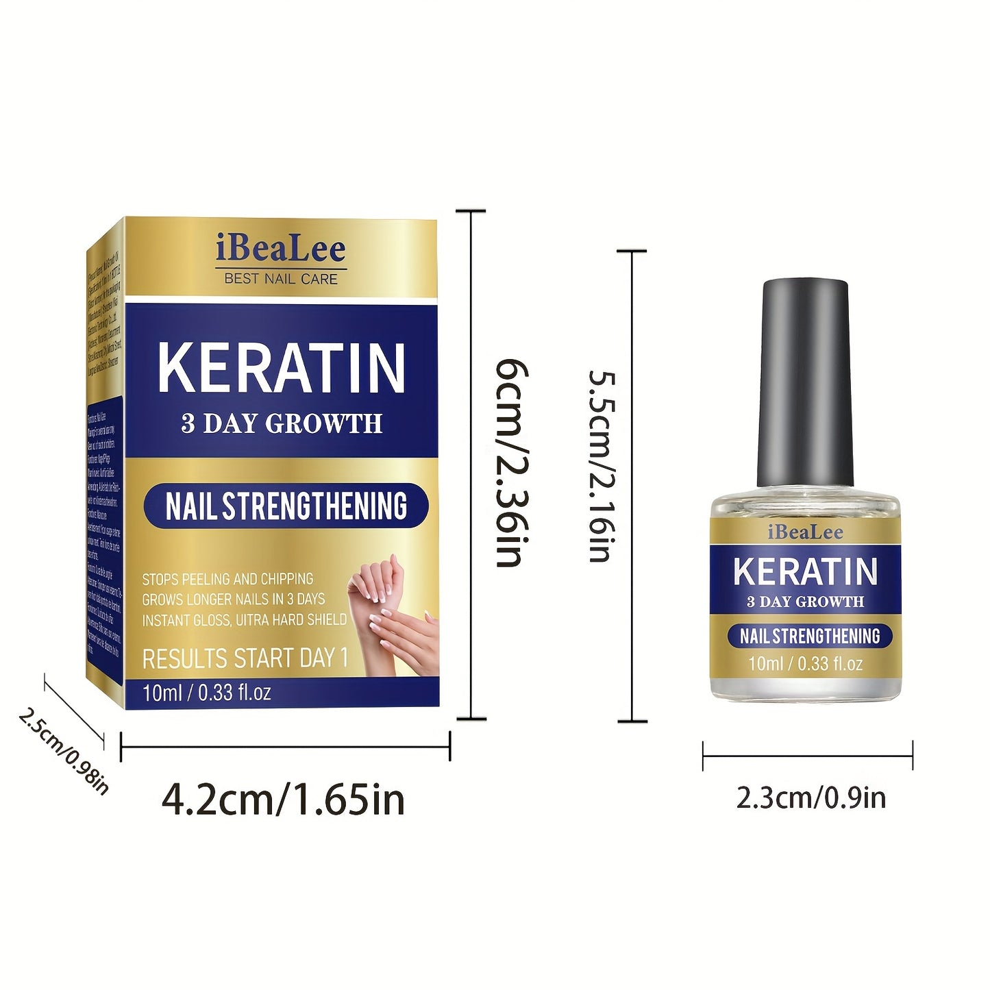 Keratin 3 Day Nail Growth enhancer