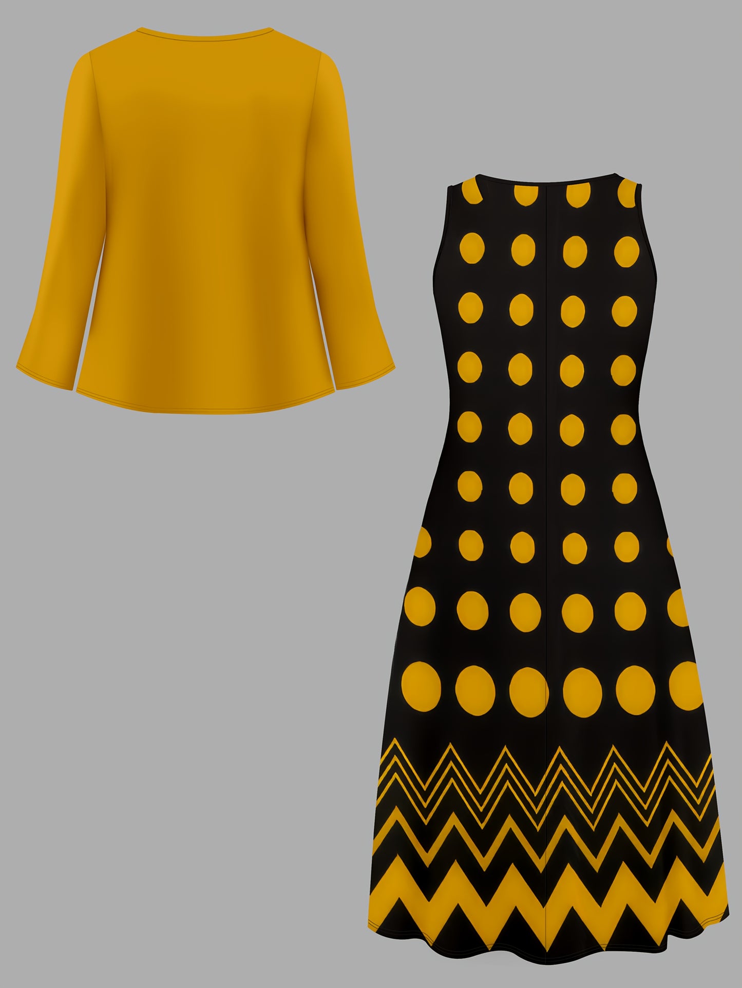 Taheya Midi Dress Set