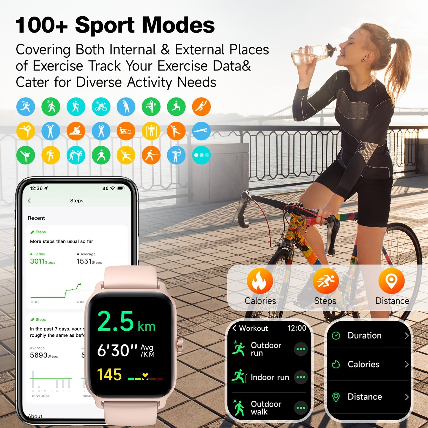 Celene Ladies Smart Watch