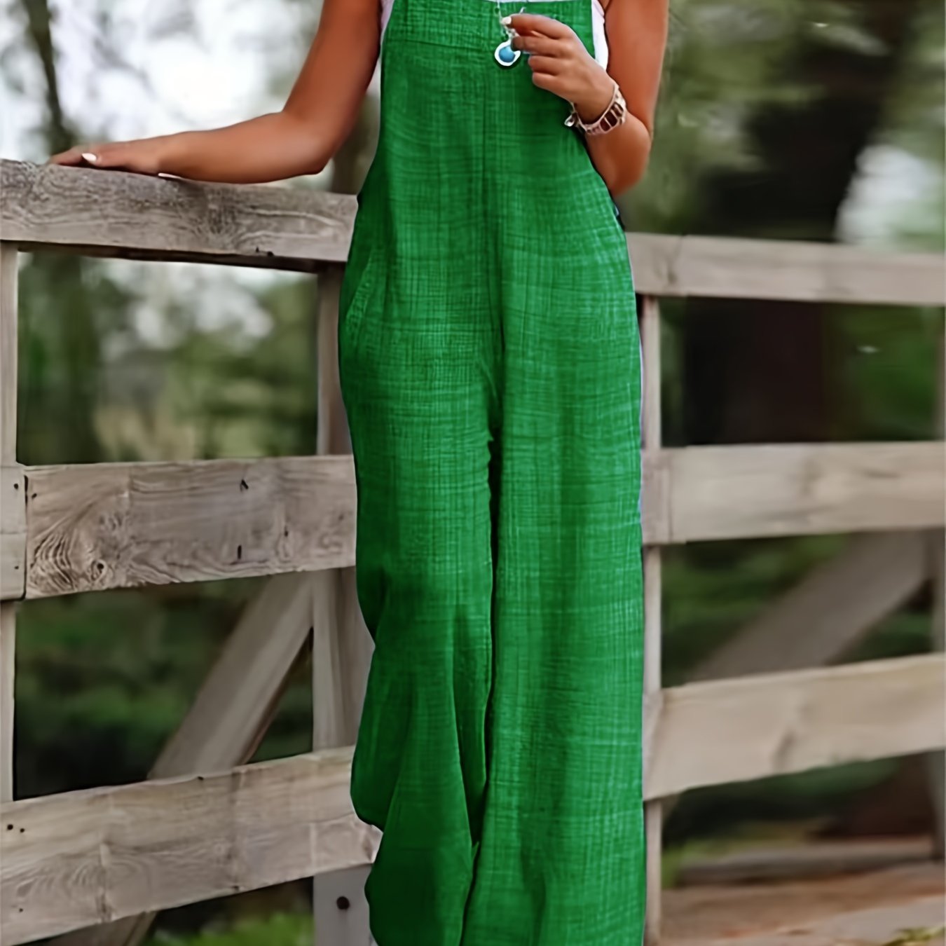 Fadia Wide-leg Overalls
