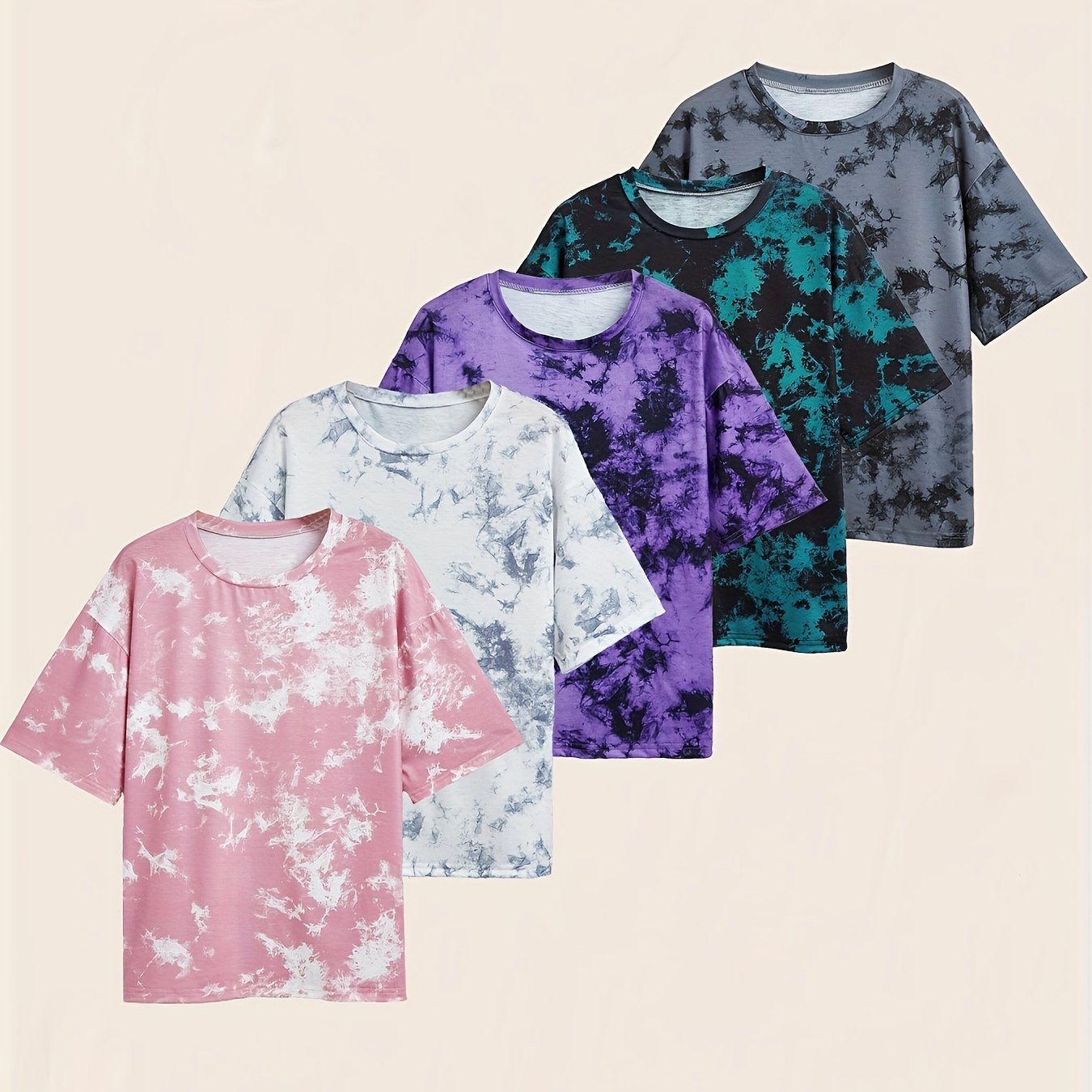 Sotiria Casual Short Sleeve Five-piece Set