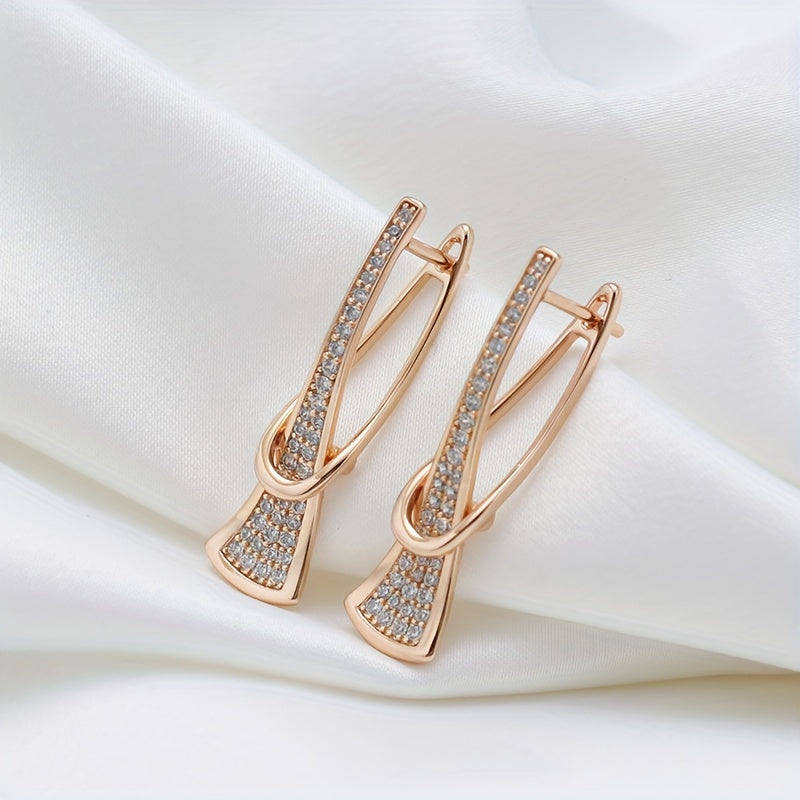 Faten Zirconia Dangle Earrings