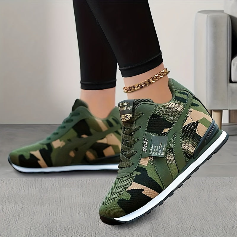 Zafeiria Camouflage Pattern Sneakers