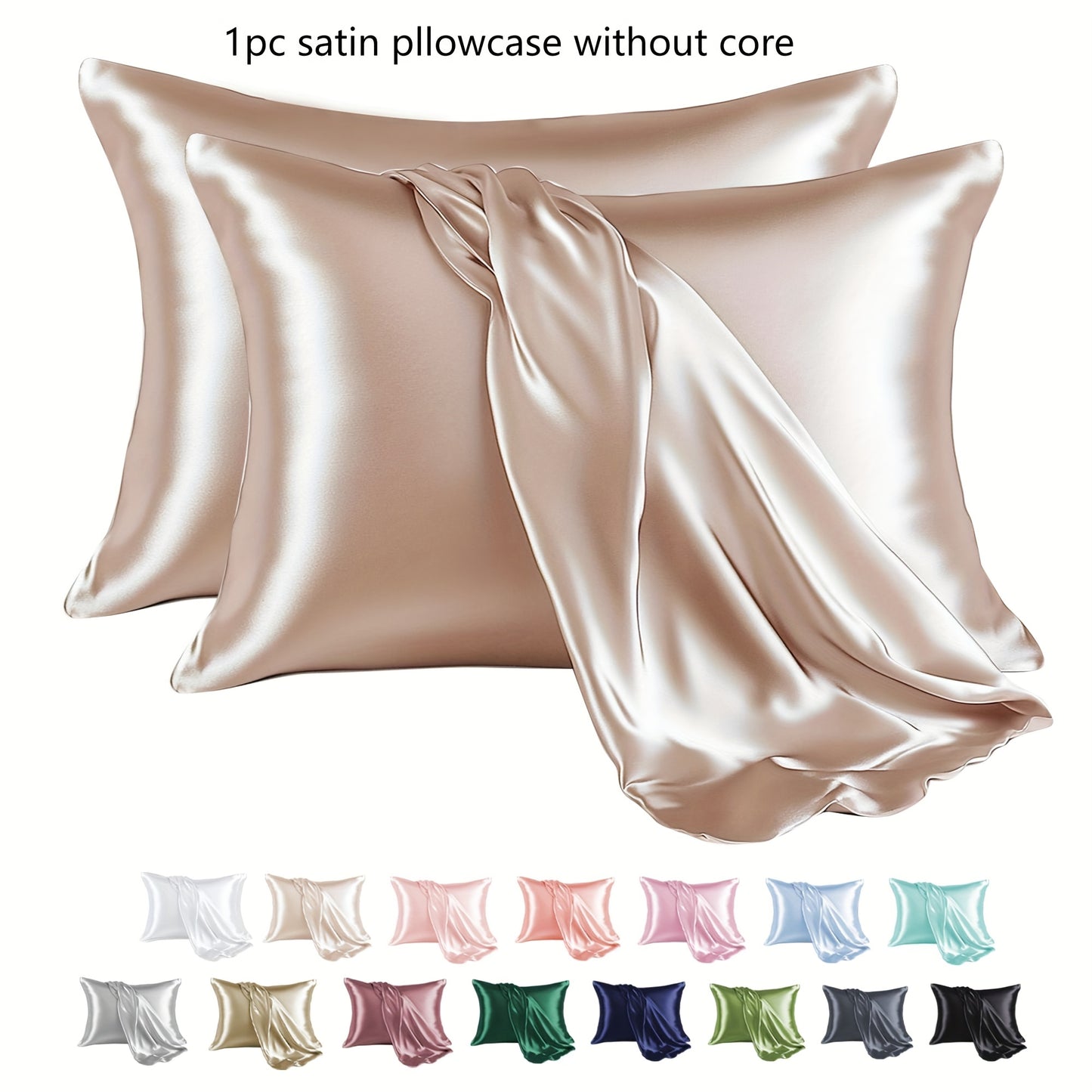 Luxurious Soft 1pc Satin Pillowcase