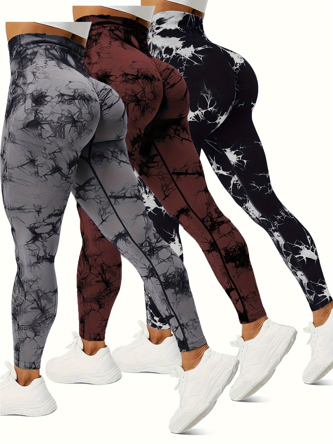 3-Pack Plus Size Sharmin Yoga Pants
