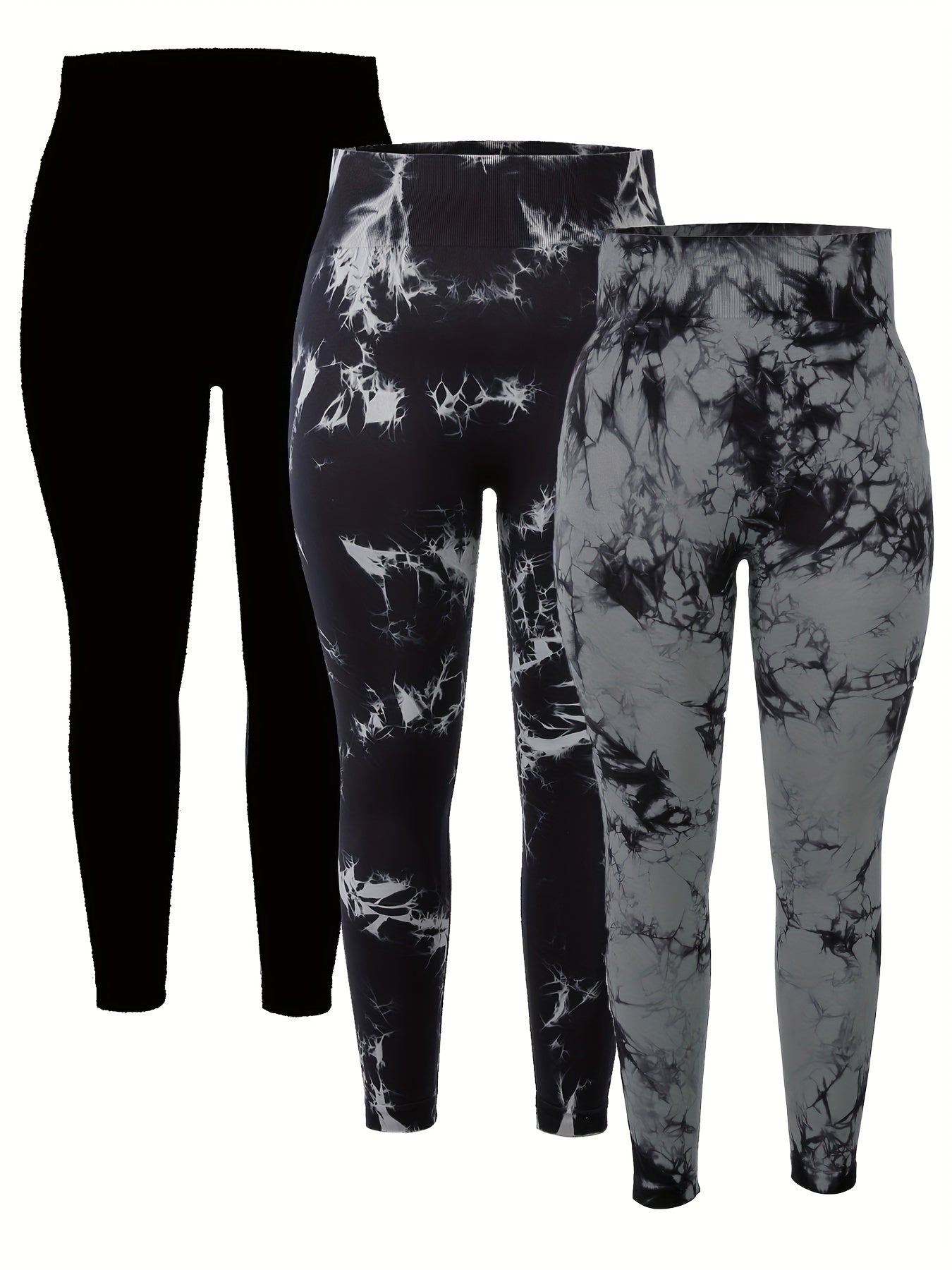 3-Pack Plus Size Sharmin Yoga Pants
