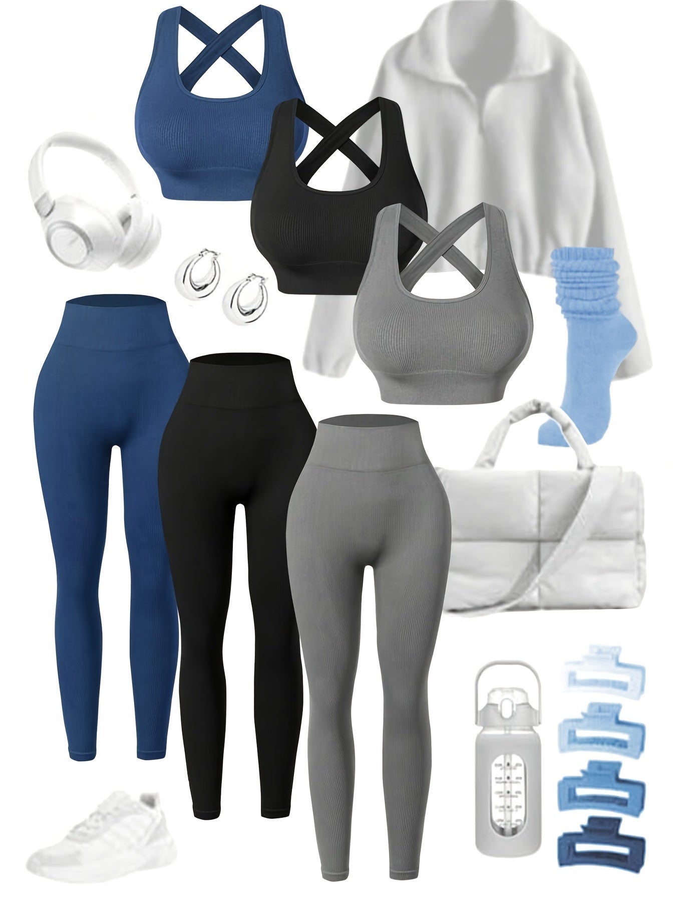 3pack Ithaca Yoga Leggings Set