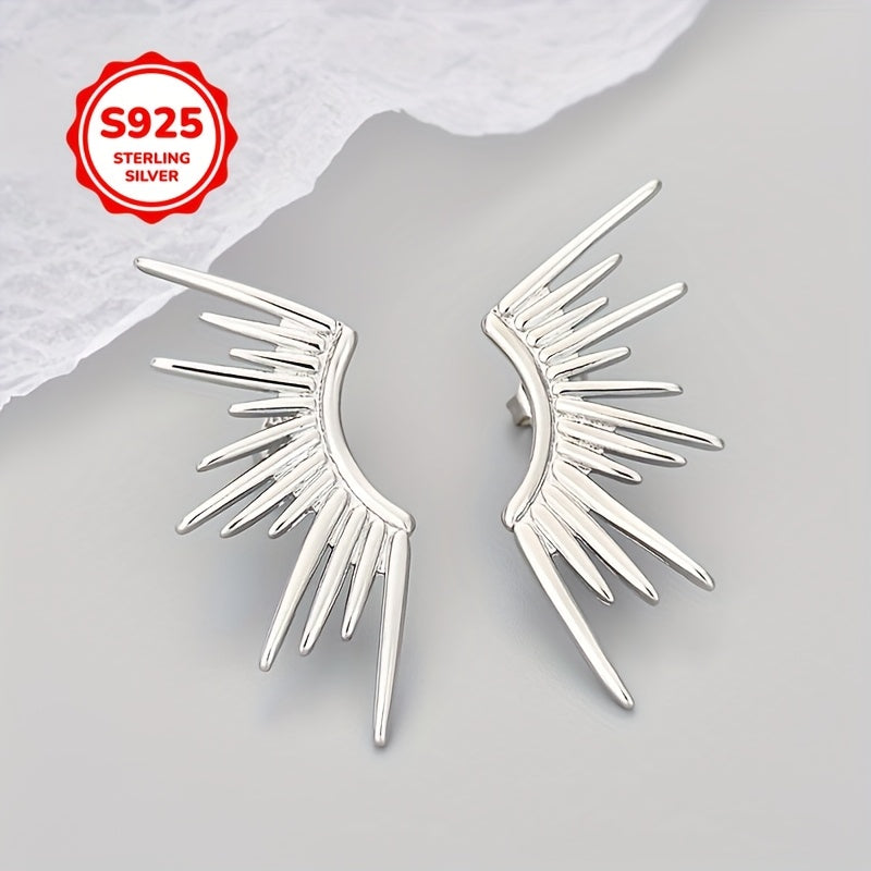 Anoshka S925 Pure Silvery Earrings