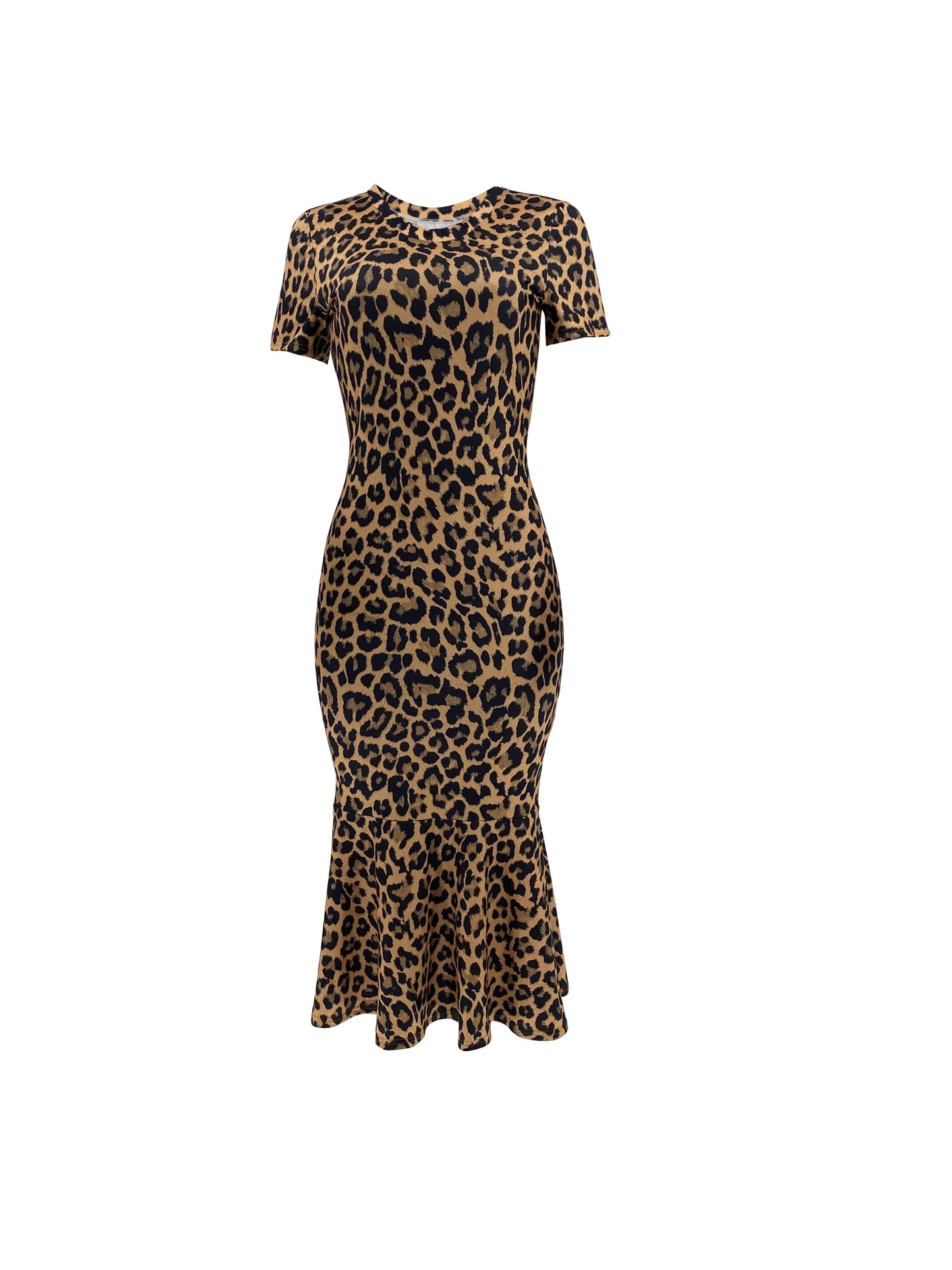 Kassiani Leopard Print Summer Dress