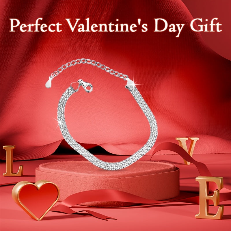 Barbara Silvery Chain Plated Bracelet