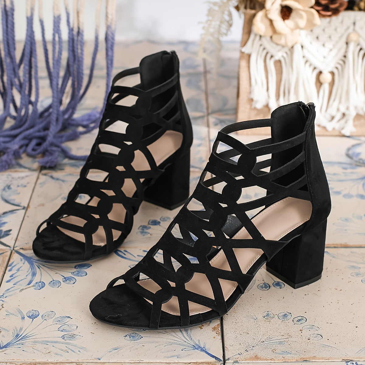 Sedona Black High Heels