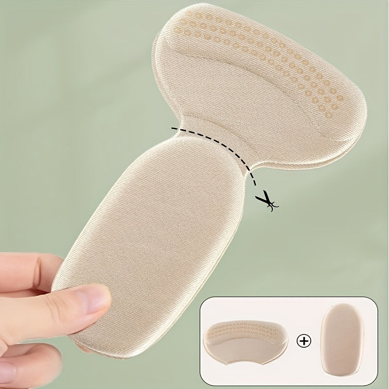Durable Adjustable Heel Pads with Anti-Slip Stabilizers