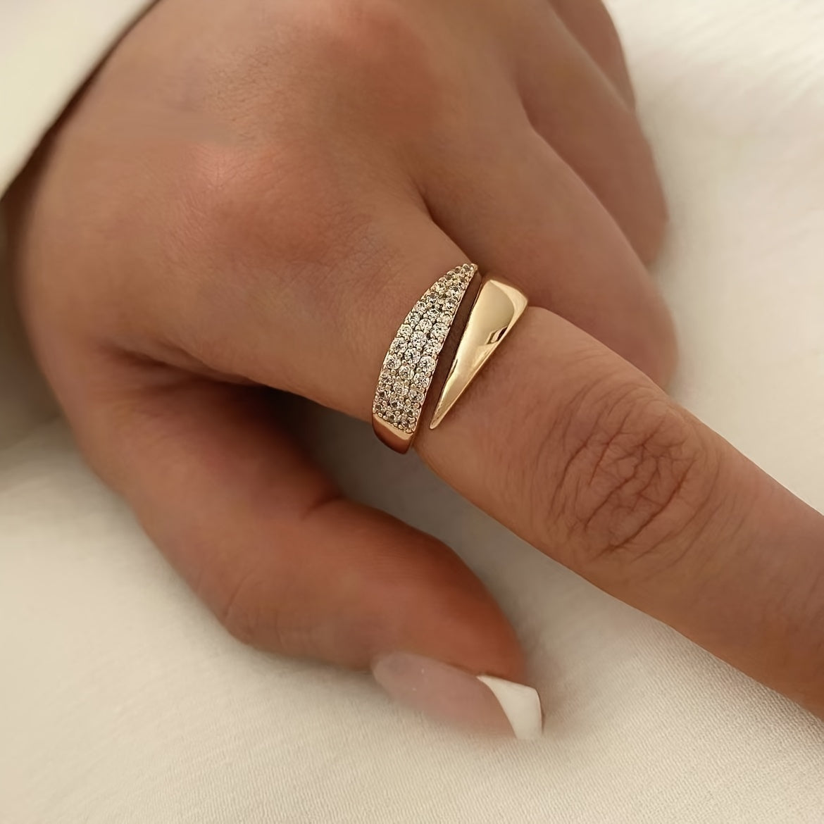 Rylee Zirconia Open Ring