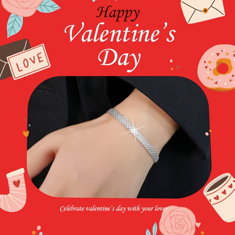 Barbara Silvery Chain Plated Bracelet