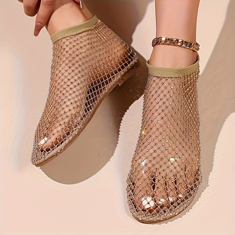 Devon Mesh Flat Sandals