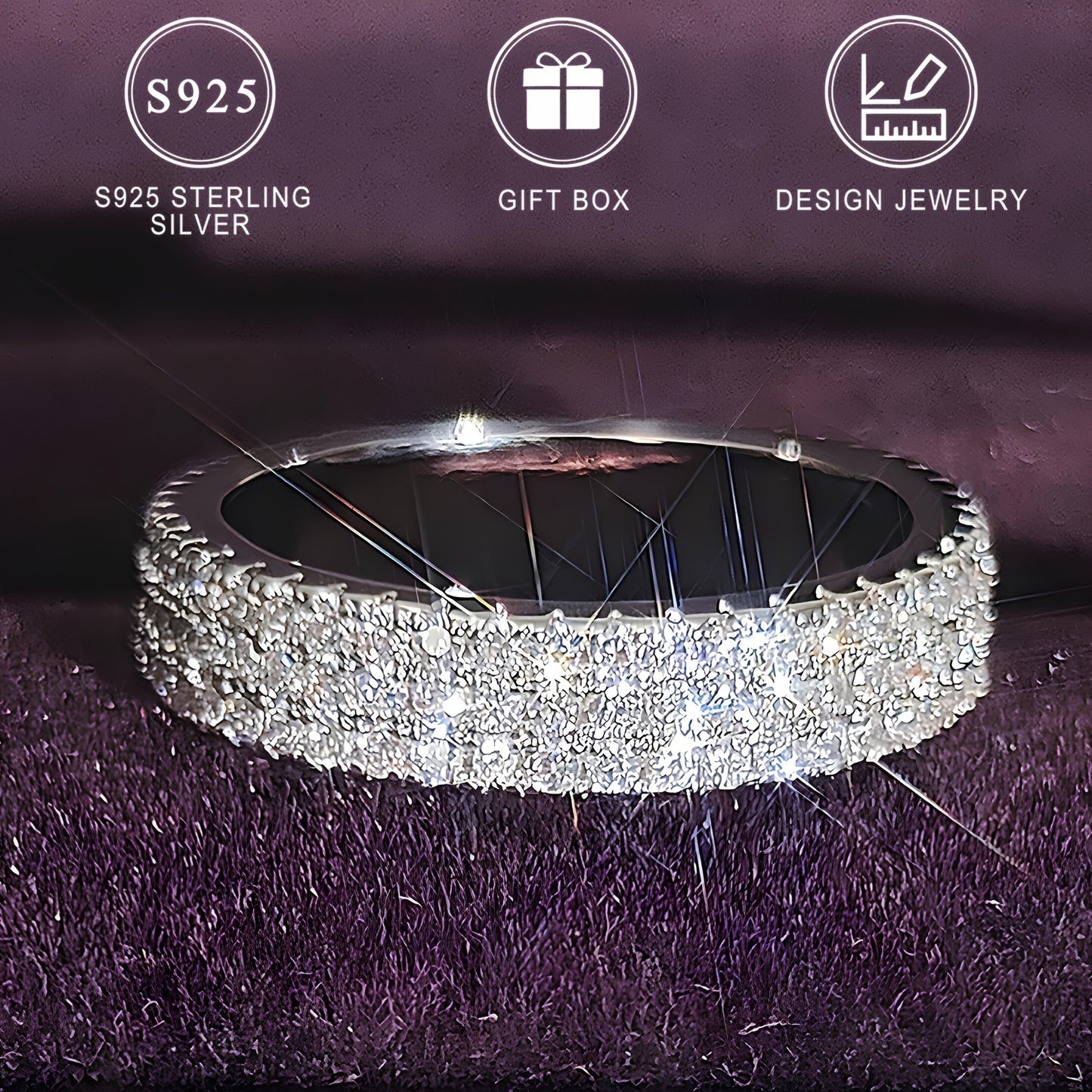 Eva Sterling Silver Promise Ring