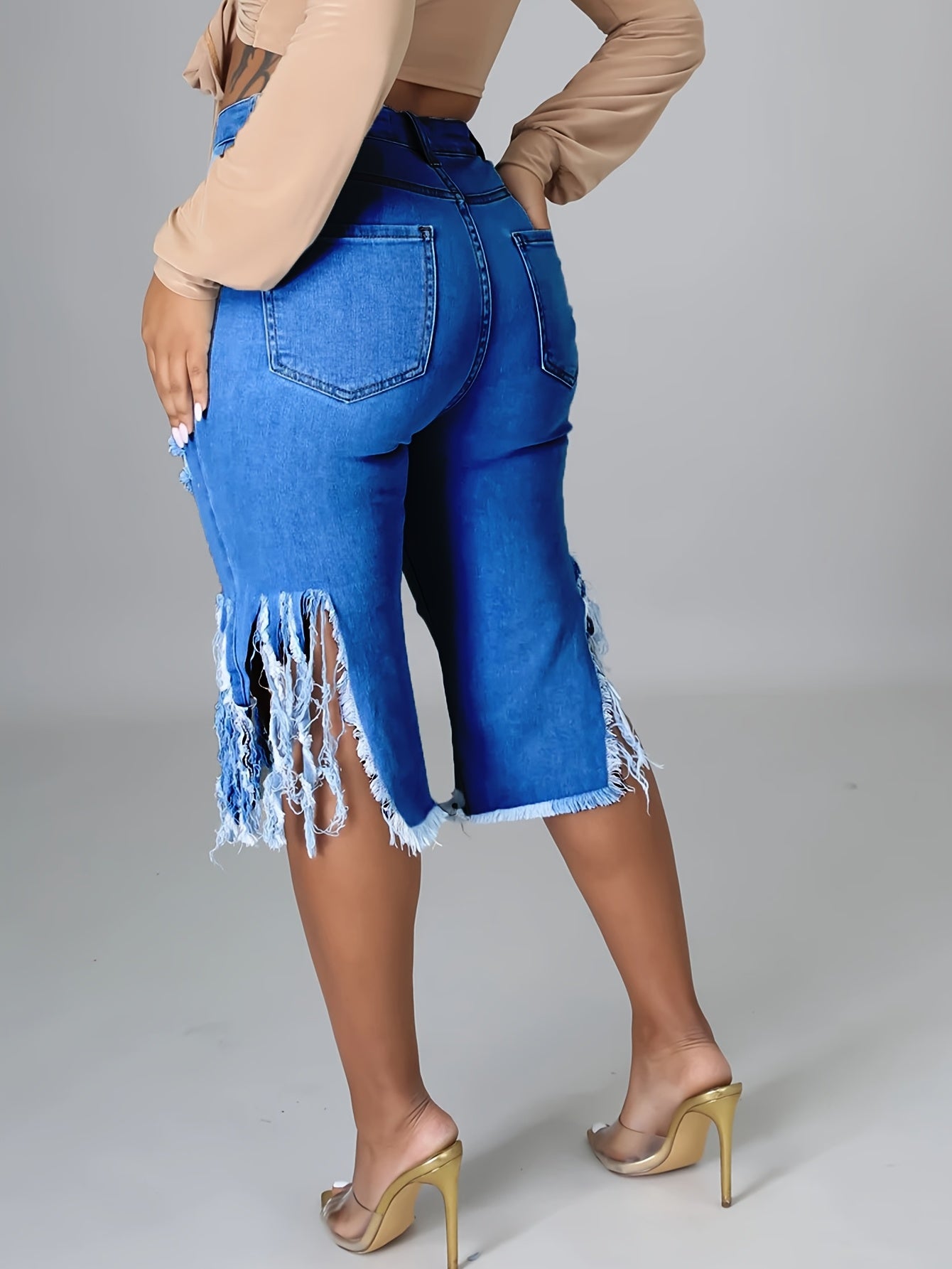 Lemama Denim Shorts