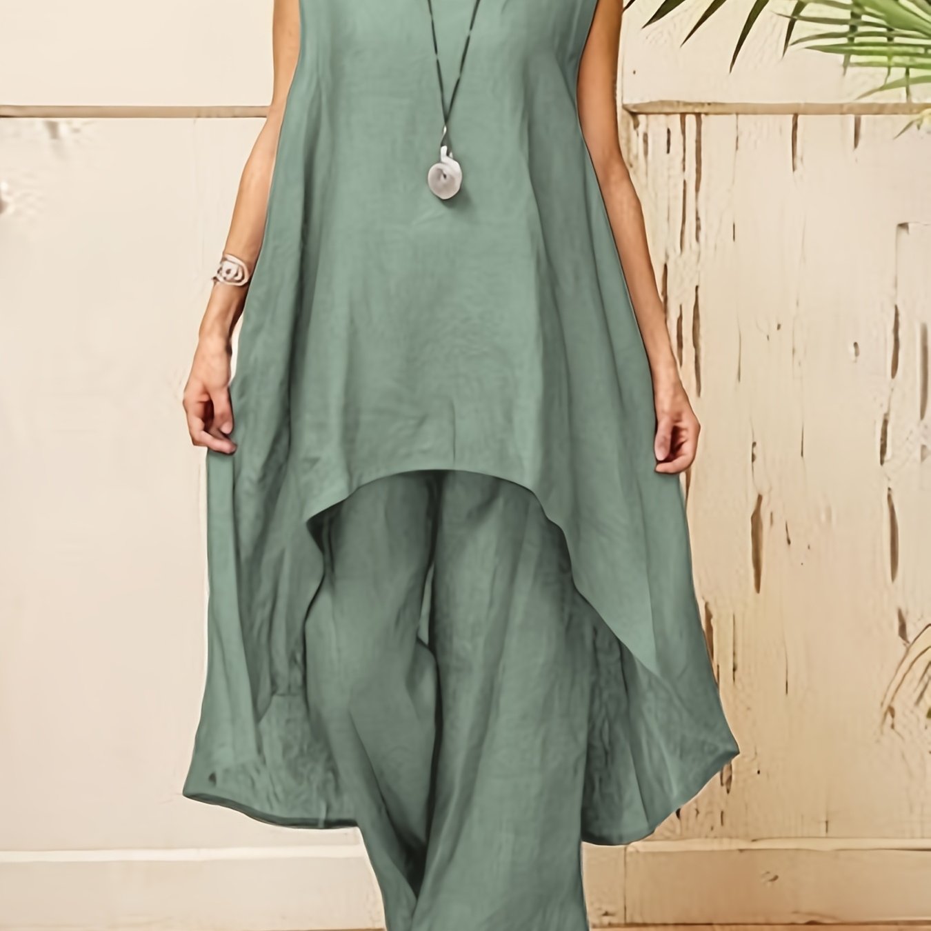Danae Elegant Polyester Ensemble